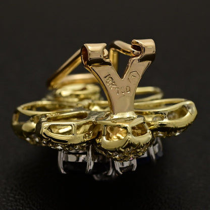 サファイア イヤリング