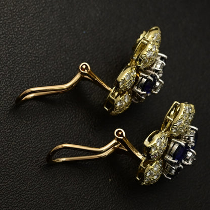 サファイア イヤリング