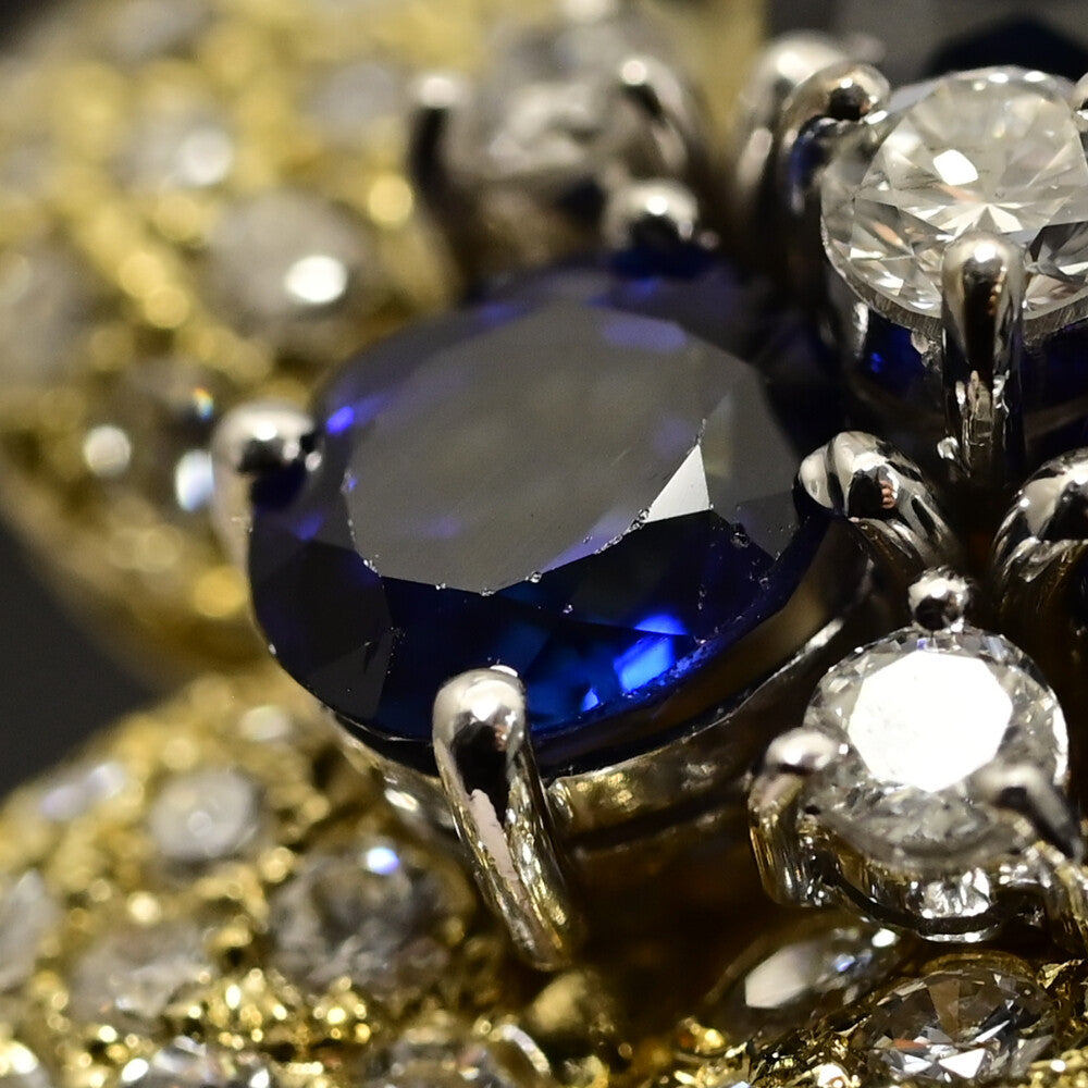 サファイア イヤリング