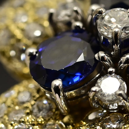 サファイア イヤリング