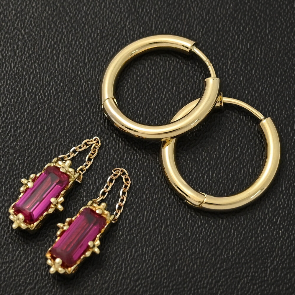 ルビー ピアス
