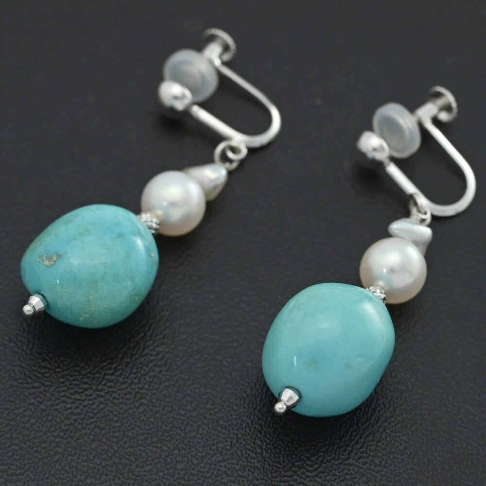 ターコイズ（トルコ石） イヤリング
