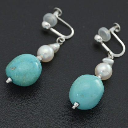 ターコイズ（トルコ石） イヤリング