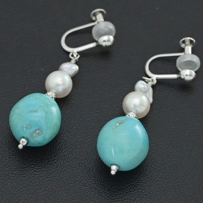 ターコイズ（トルコ石） イヤリング