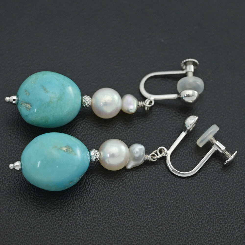 ターコイズ（トルコ石） イヤリング