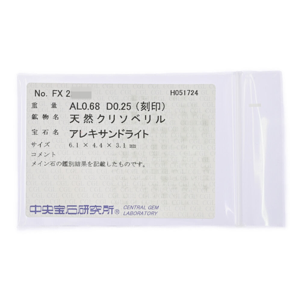 アレキサンドライト リング・指輪