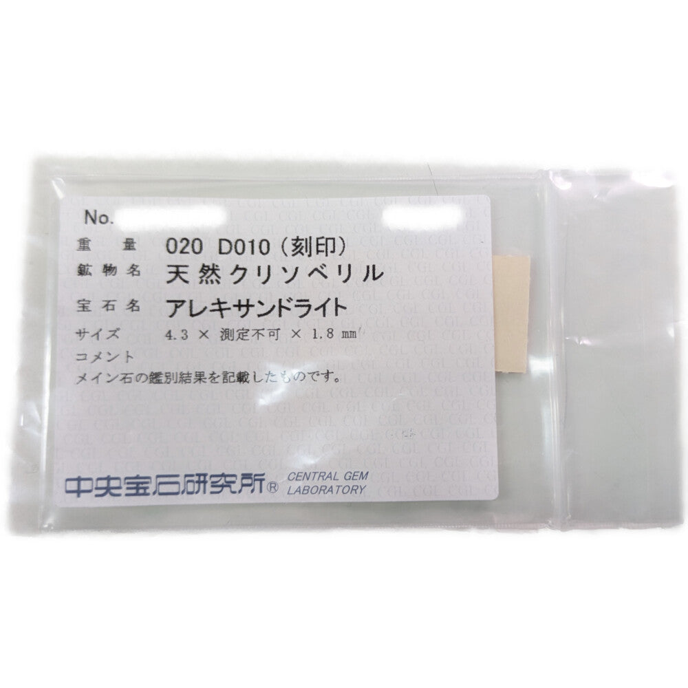 アレキサンドライト リング・指輪