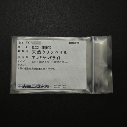 アレキサンドライト タイピン