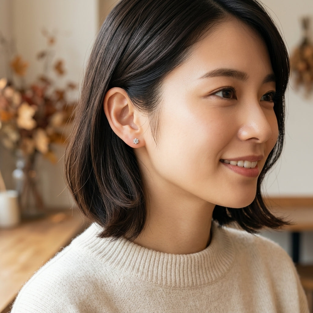ダイヤモンド ピアス