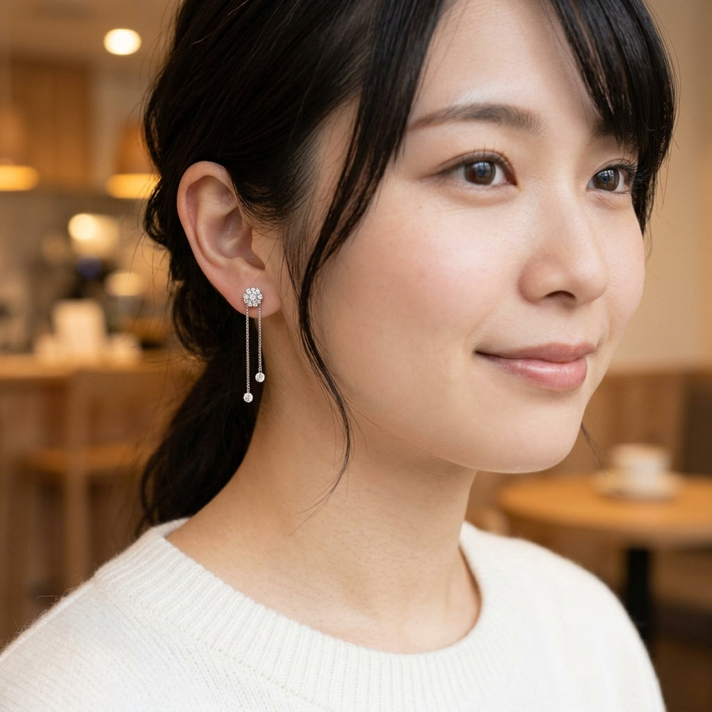 ダイヤモンド ピアス