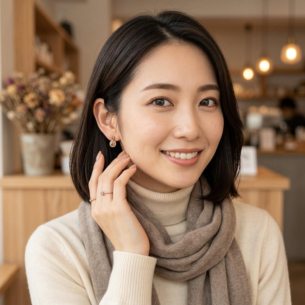 ダイヤモンド ピアス