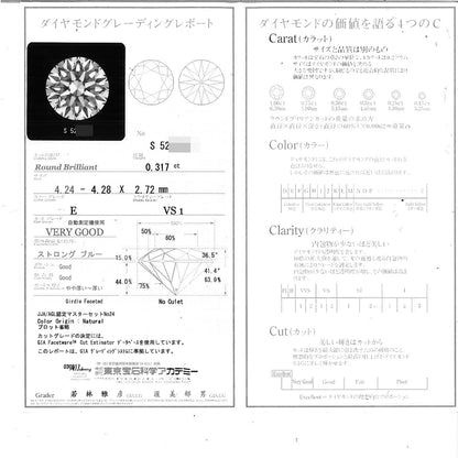 ダイヤモンド ペンダントトップ
