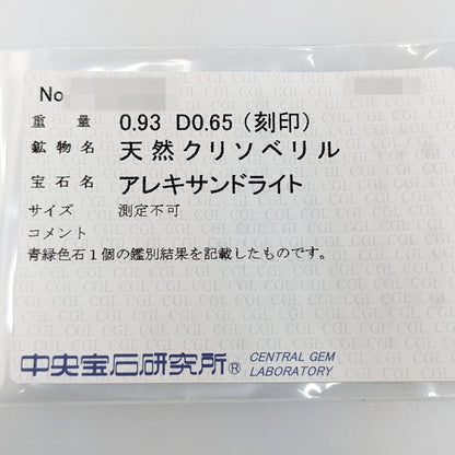 アレキサンドライト ペンダントトップ