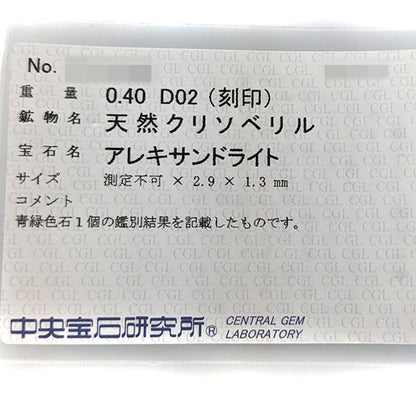 アレキサンドライト ペンダントトップ