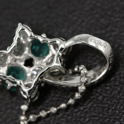 0.33ct パライバトルマリン ダイヤモンド ネックレス・ペンダント