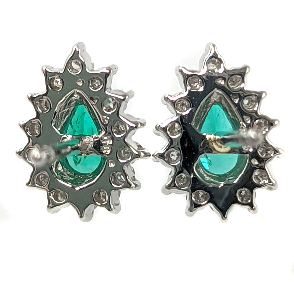 エメラルド ピアス