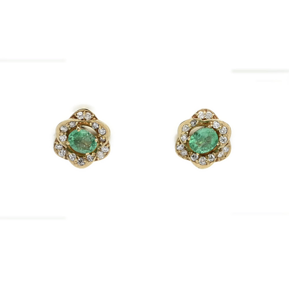 エメラルド ピアス
