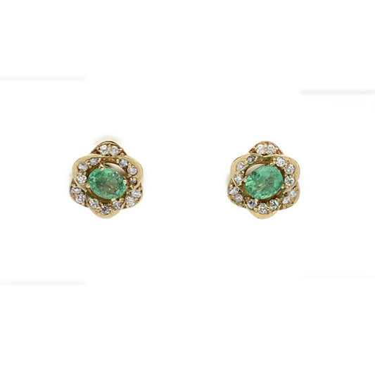 エメラルド ピアス