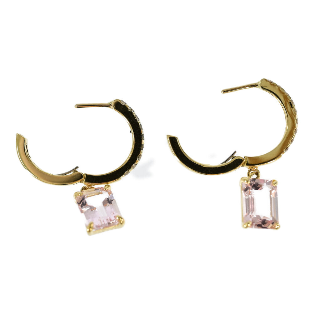 モルガナイト ピアス