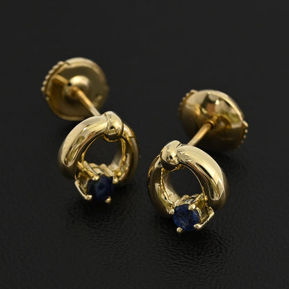 サファイア ピアス