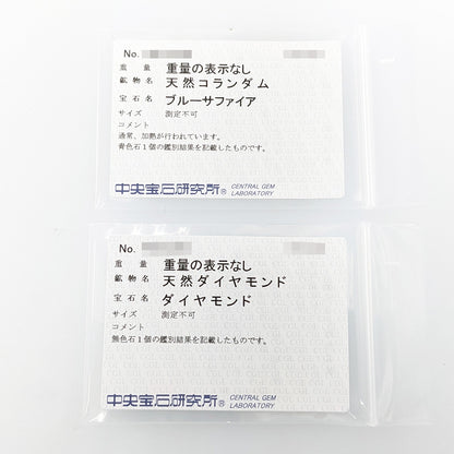 サファイア イヤリング