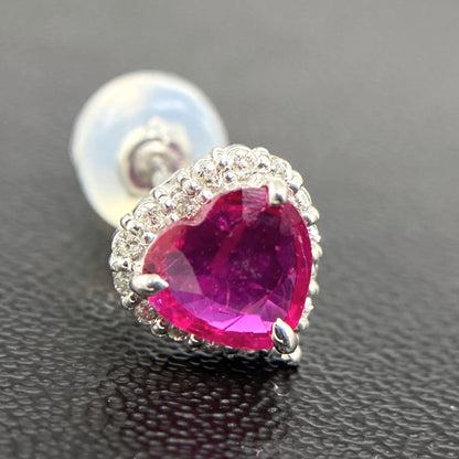 ルビー ピアス