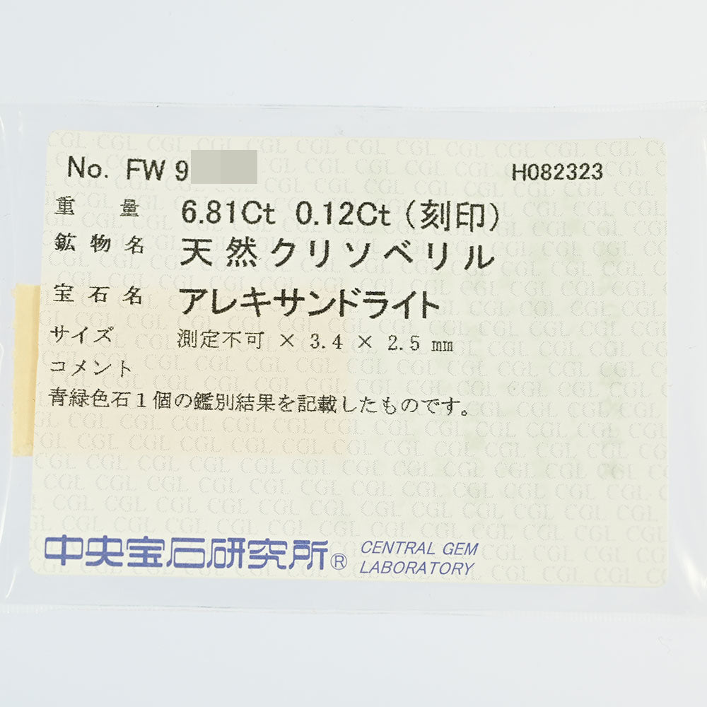 アレキサンドライト リング・指輪